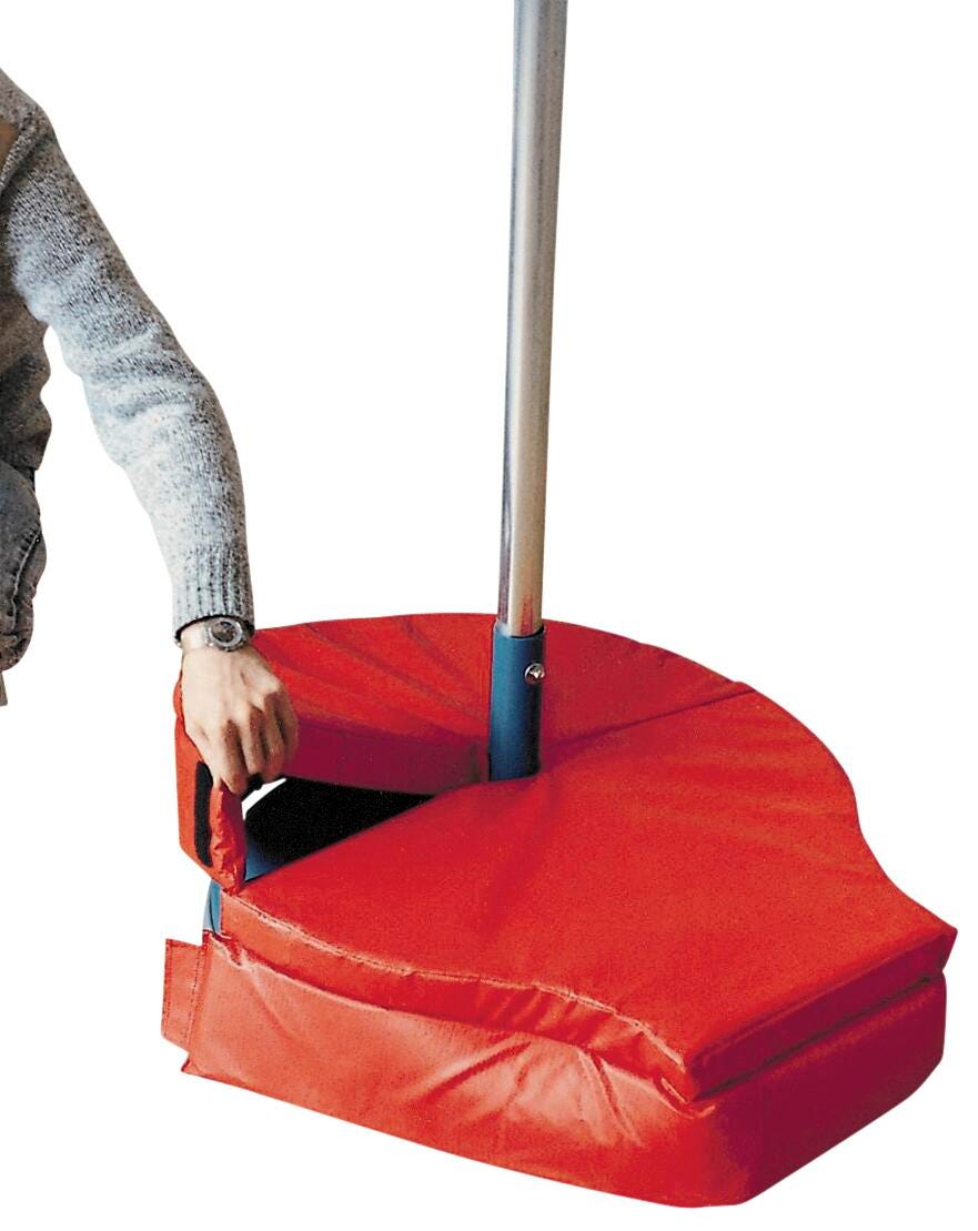 Jaypro Standard Volleyball Game Base Pad, 24 Inches 4001837